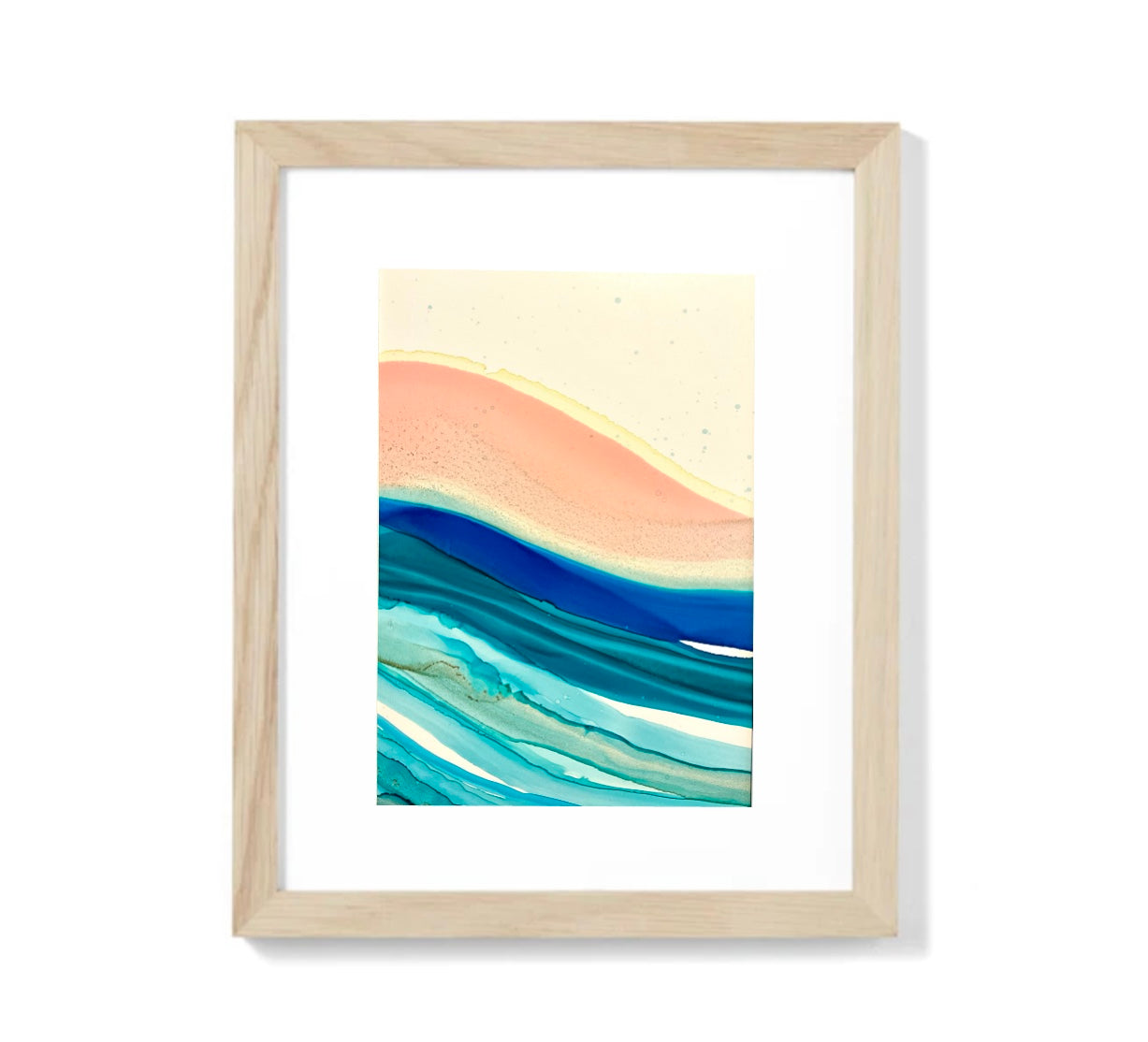 Original Alcohol Ink- Abstract wave 4