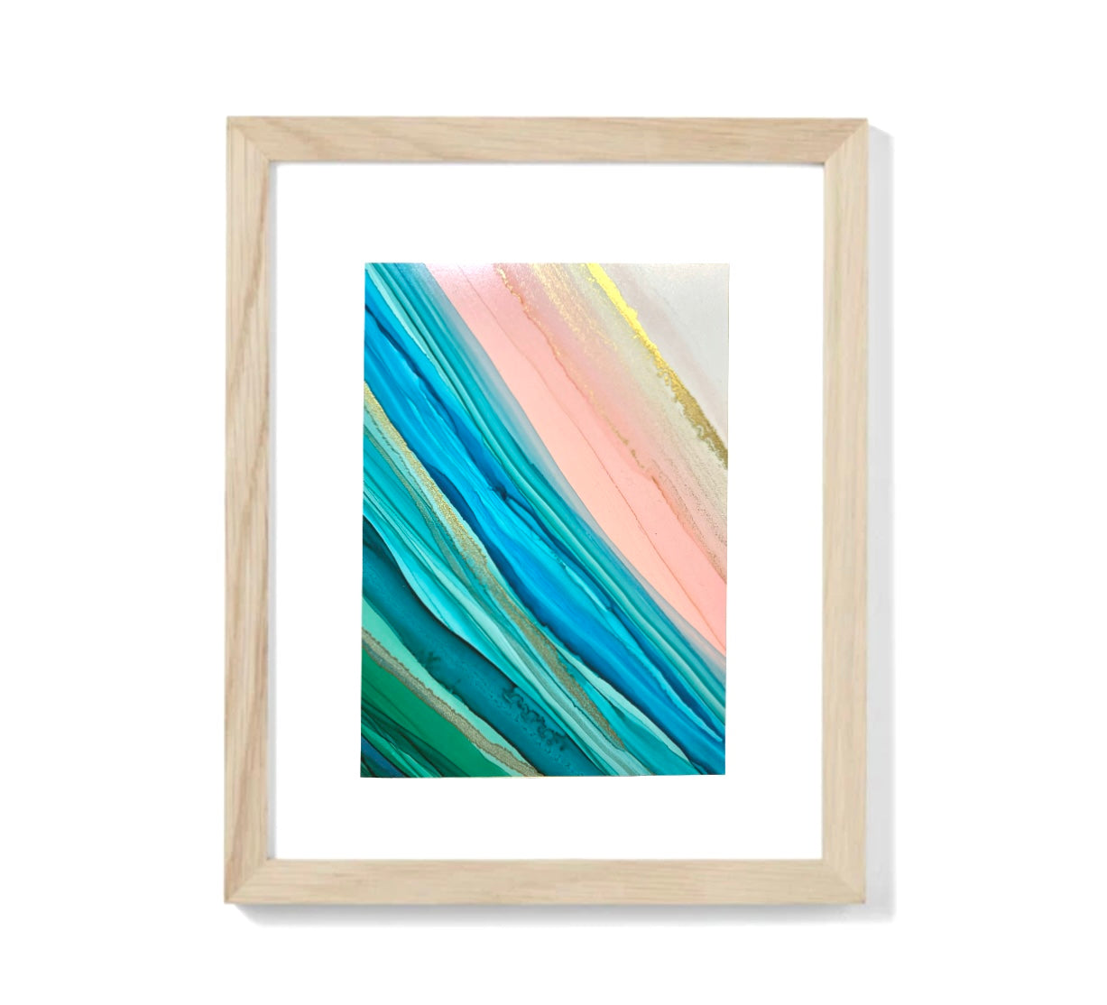 Original Alcohol Ink- Abstract Wave 6