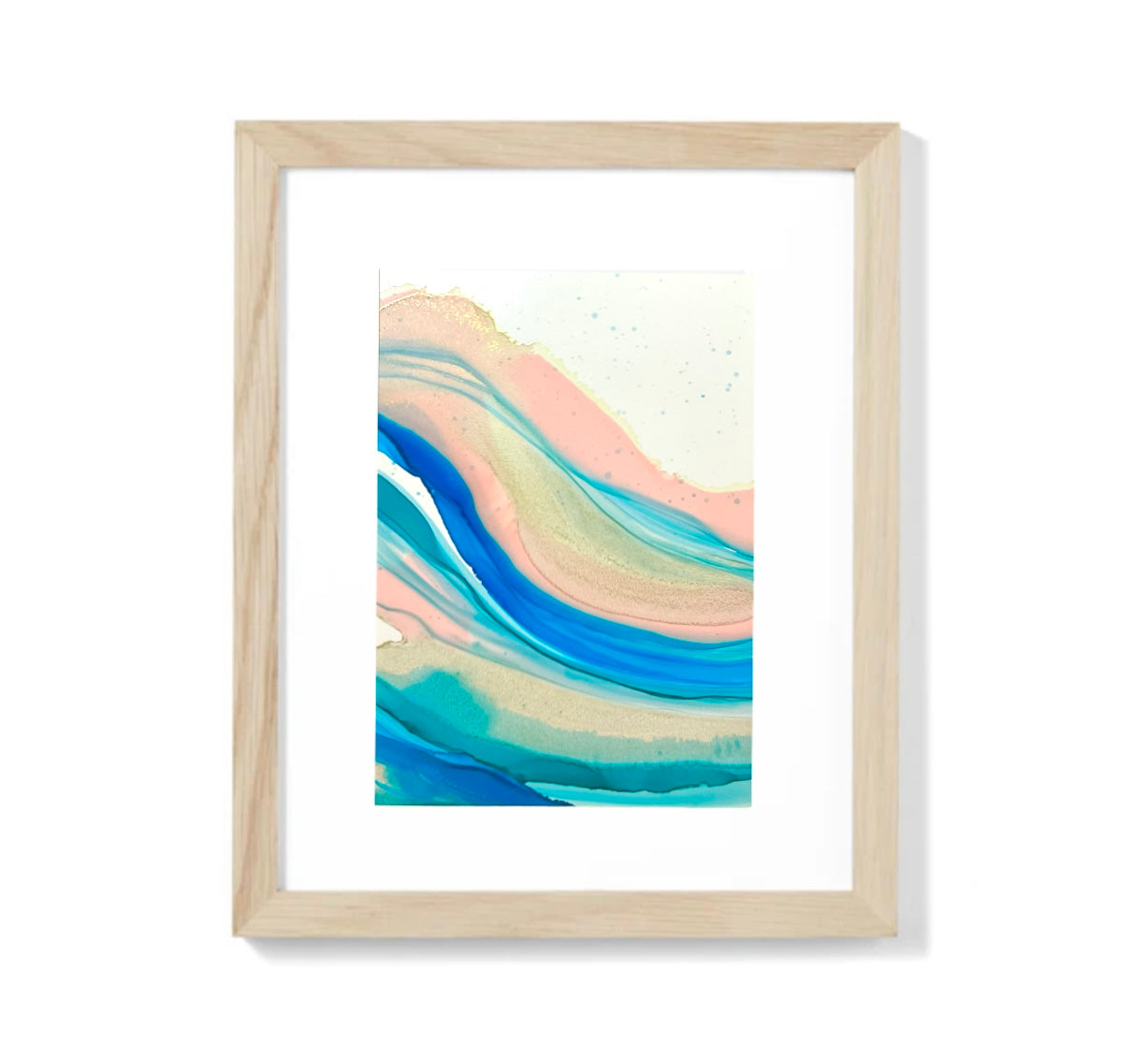 Original Alcohol Ink- Abstract Wave 5